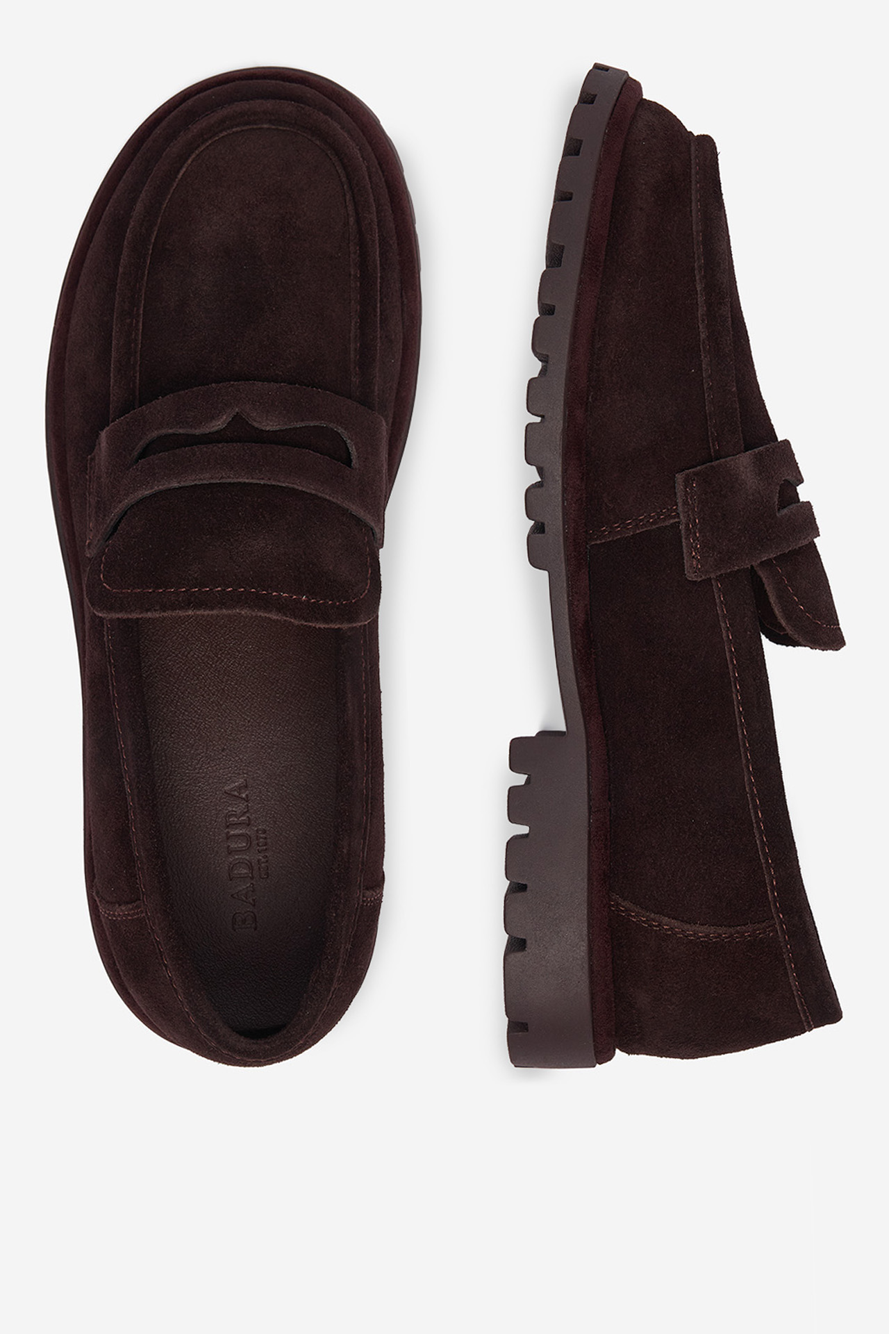 Loafersy Tmavě hnědá
