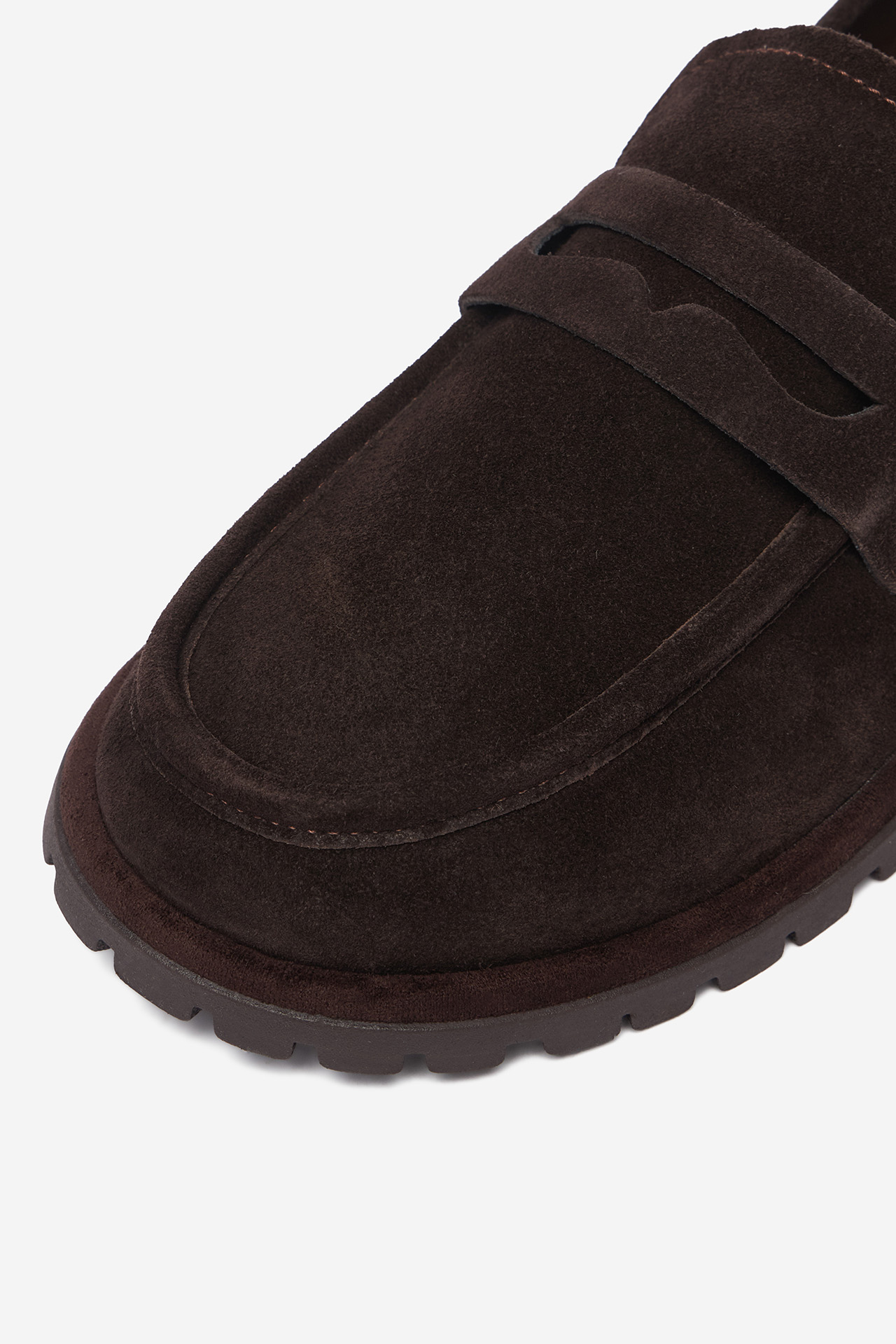Loafersy Tmavě hnědá
