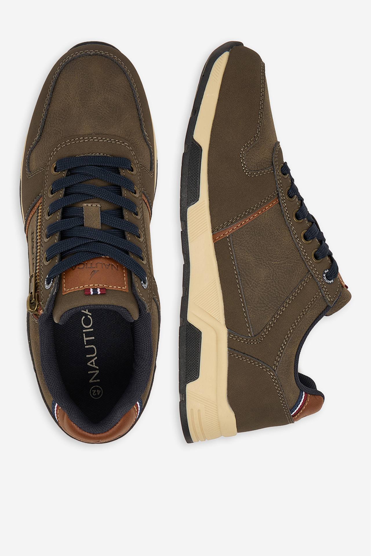Sneakersy Khaki