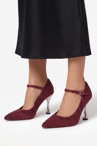 Lodičky NINE WEST CEO-LP90858-296 Vínový