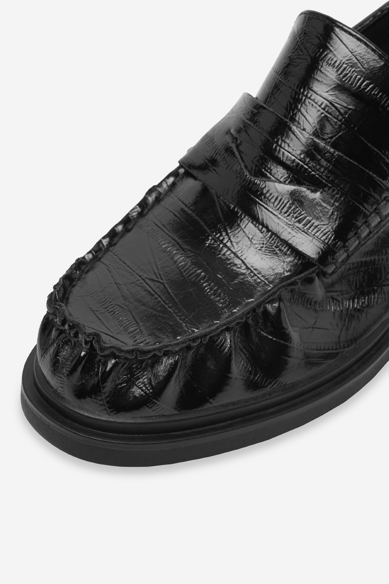 Loafersy Černá