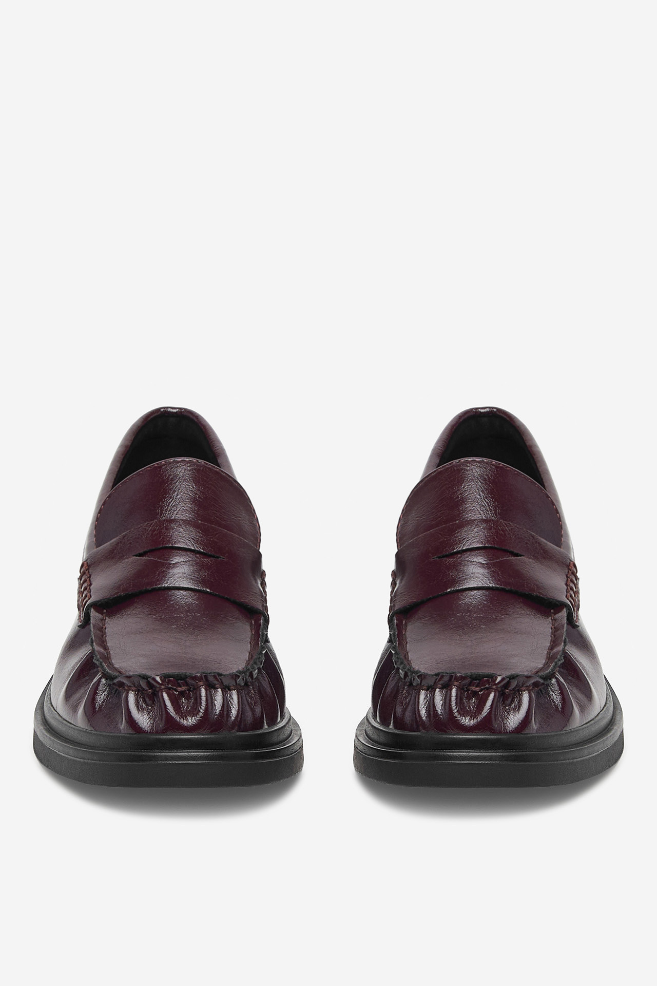 Loafersy Vínový