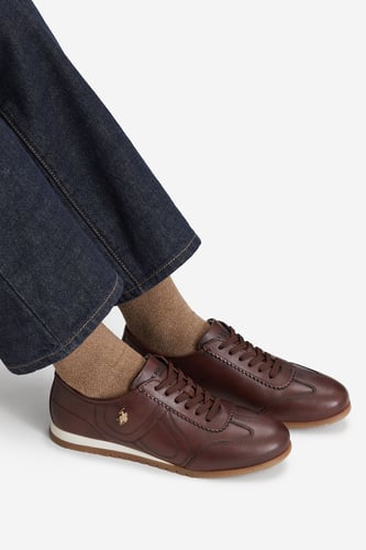 Сникърси U.S. POLO ASSN. EO-VERIS001W/GL1 Кафяв