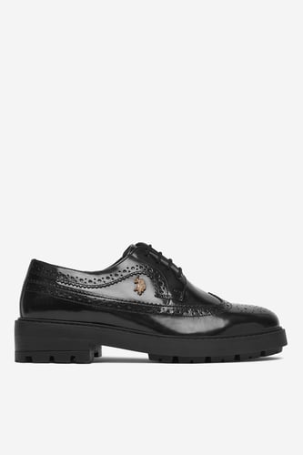 Polobotka U.S. POLO ASSN. EO-ANYA001W/GL1 Černá