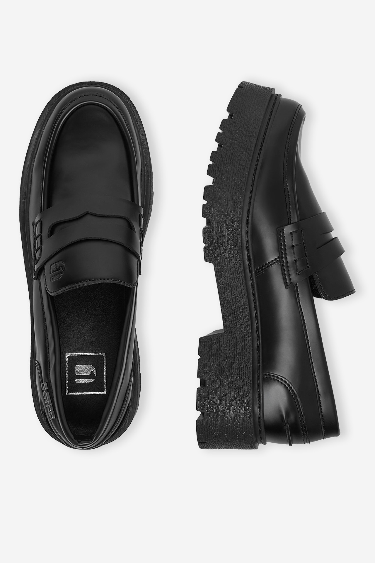 Loafersy Černá