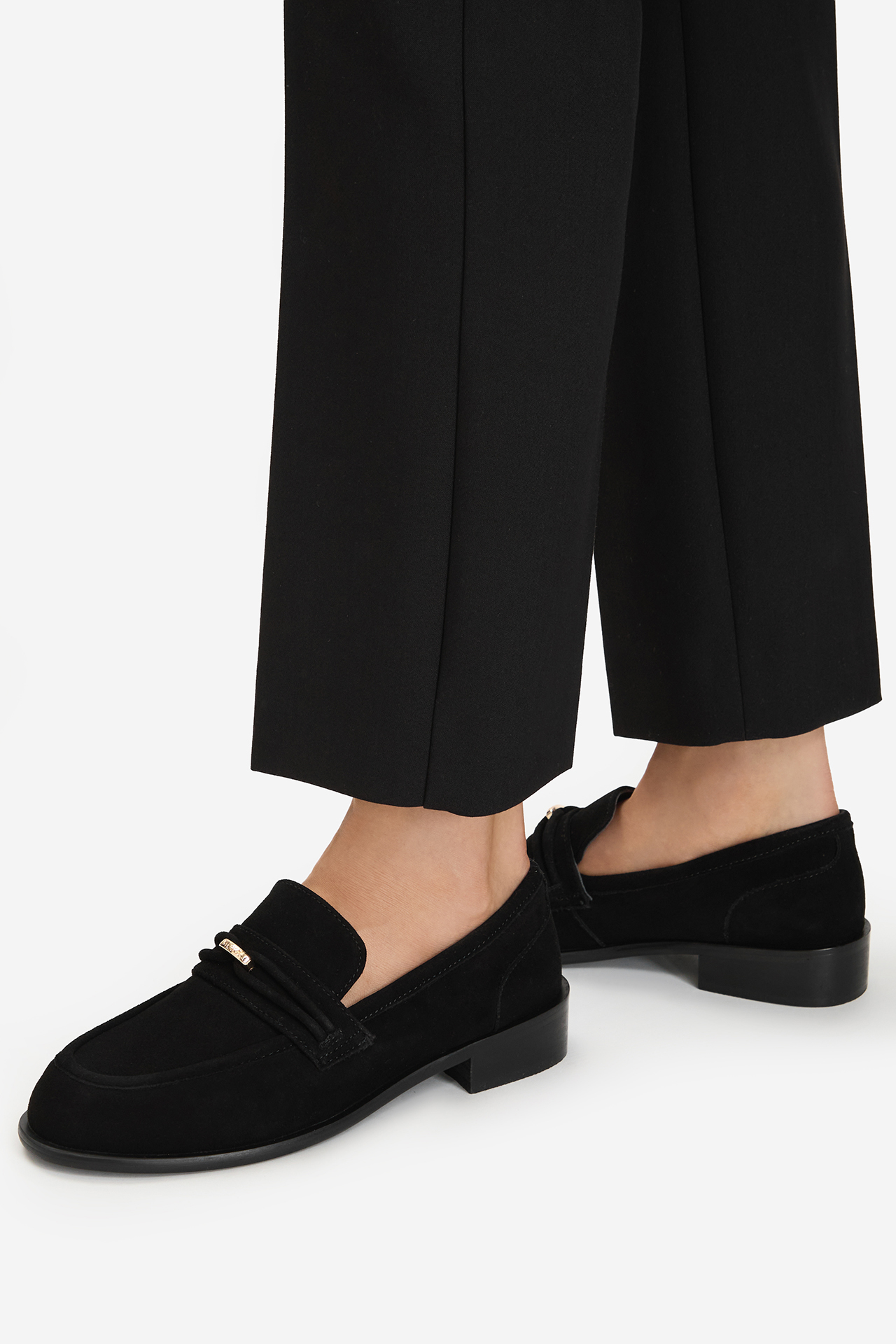Loafersy Černá