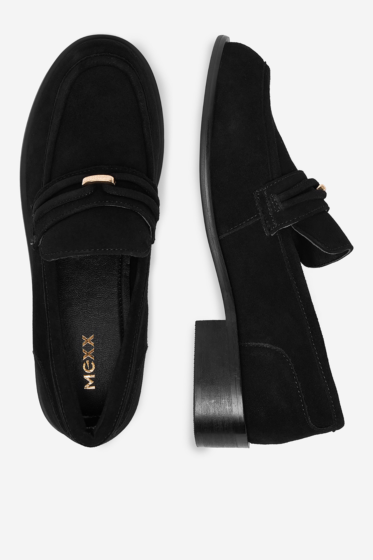 Loafersy Černá