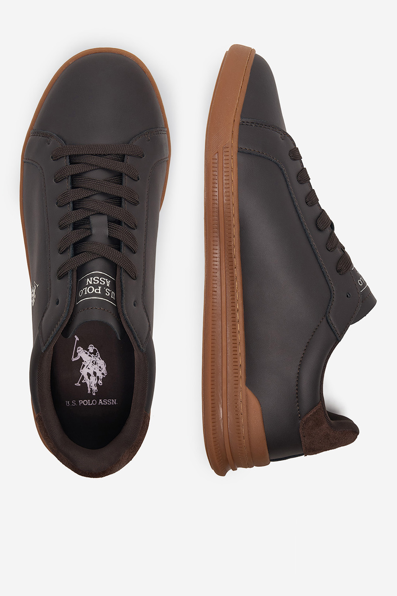 Sneakersy Tmavě hnědá