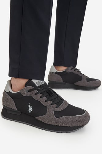Nizki čevlji U.S. POLO ASSN. EO-HAMEX001M/GTS1 Črna
