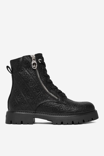 Šněrovací vyšší obuv GUESS CEO-CS6729-02 Černá