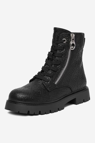 Šněrovací vyšší obuv GUESS CEO-CS6729-02 Černá