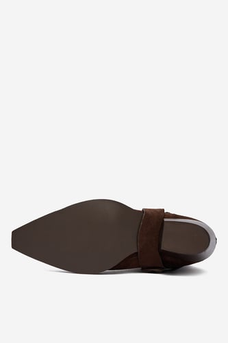 Kotníková obuv Badura EO-CHLOE-25FW002 Tmavě hnědá