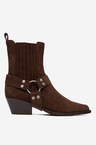 Kotníková obuv Badura EO-CHLOE-25FW002 Tmavě hnědá