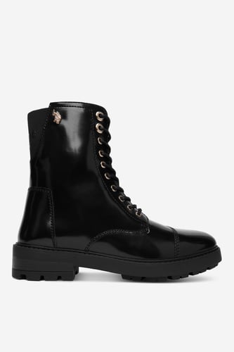 Šněrovací vyšší obuv U.S. POLO ASSN. EO-MARZIA001W/GL1 Černá