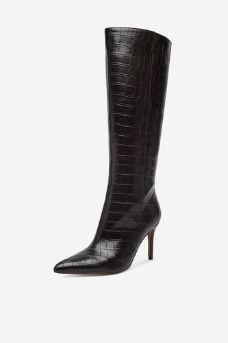 Kozačky NINE WEST CEO-SL95027 01 Tmavě hnědá