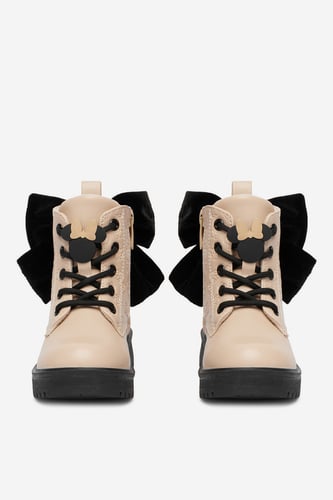 Vysoké šnurovacia topánky Mickey&Friends CEO-CM-AW26-235DSTC Béžová