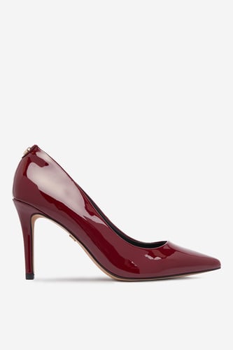 Čevlji s peto NINE WEST CEO-CD23029-1 Bordo rdeča