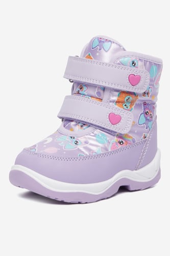Kozačky FURBY CEO-CP66-AW26-243FUR Světle fialová