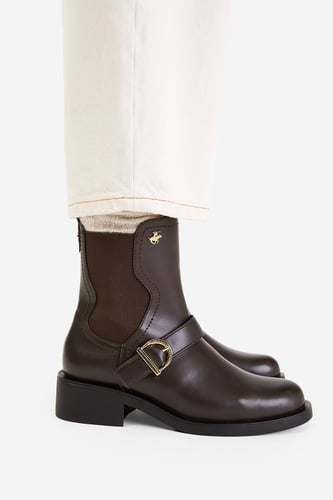 Členková topánka Beverly Hills Polo Club CEO-WS6593-06 Tmavo hnedá
