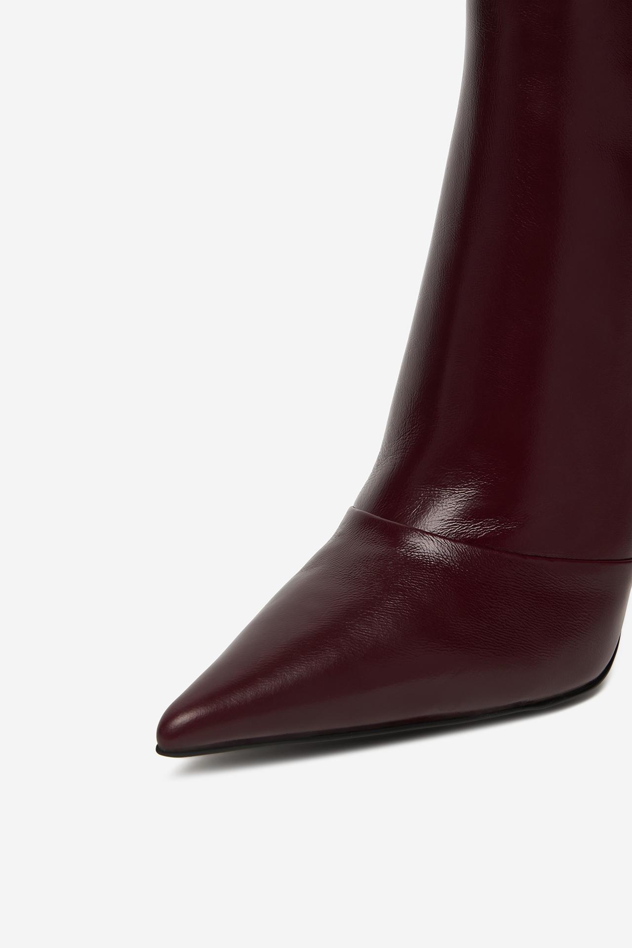 Škornji Bordo rdeča