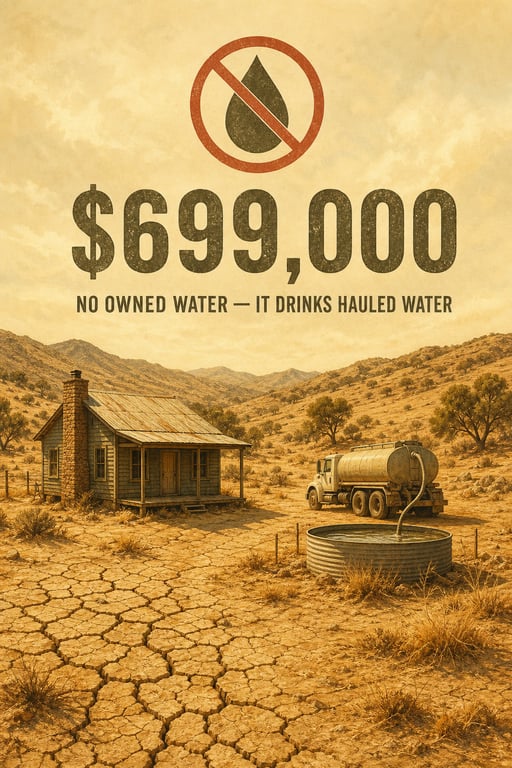 Hauled water