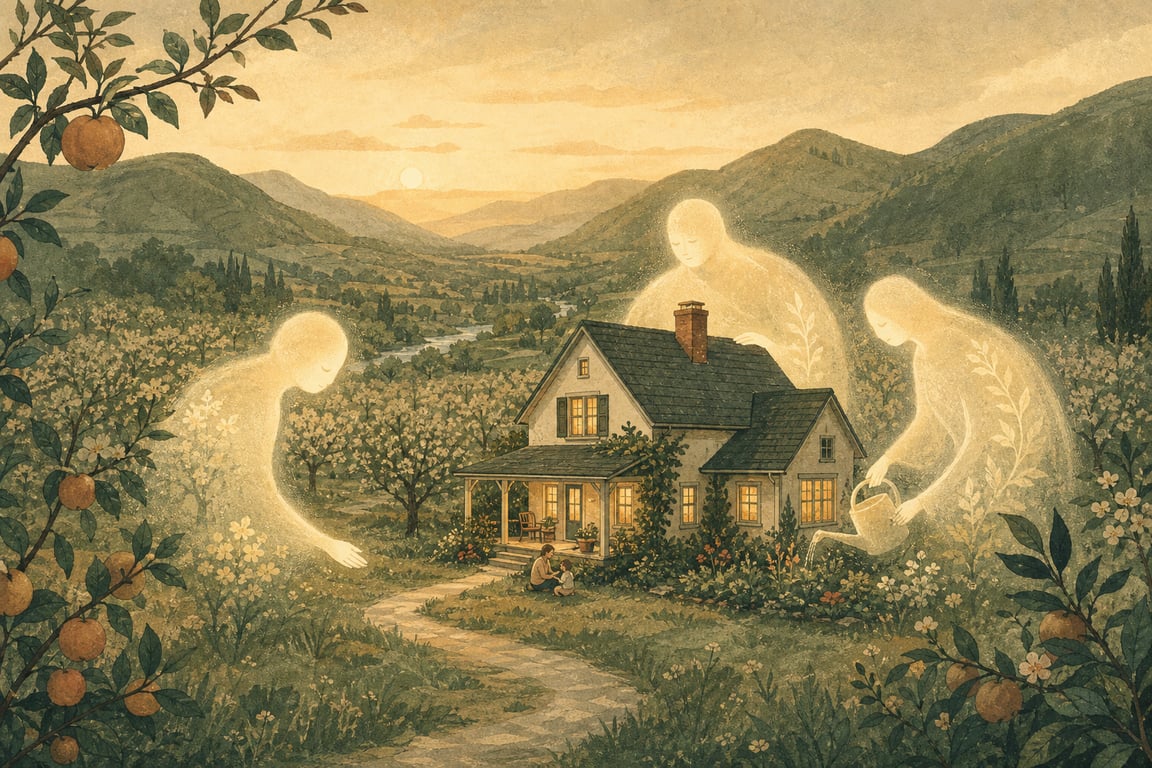 A home tended by unseen helpers