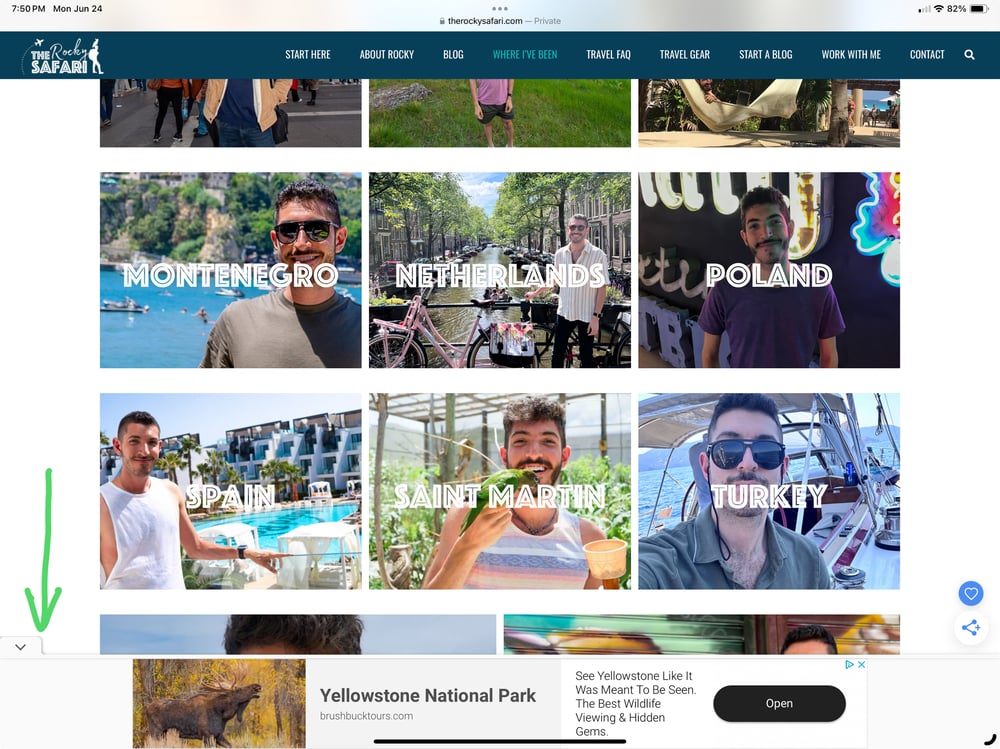 Anchor Ads on my website