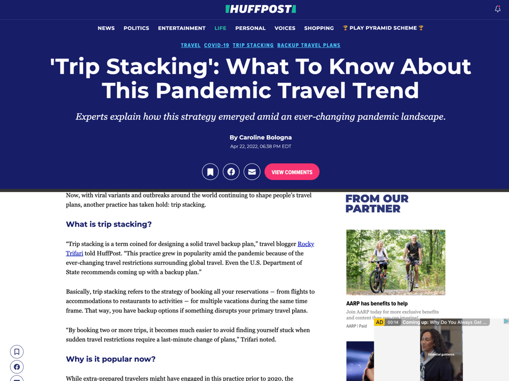 HuffPost:
What is Trip Stacking?