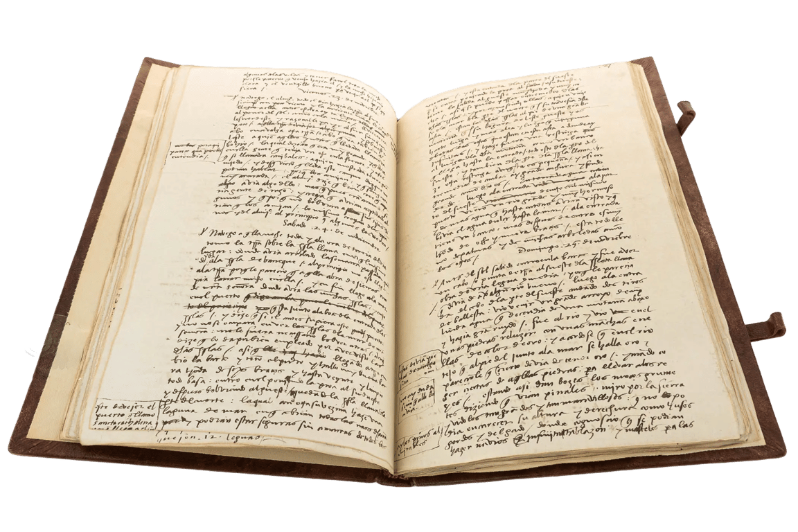 Las Casas's copy of the journal