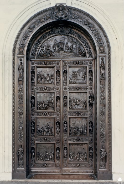 Columbus doors detail