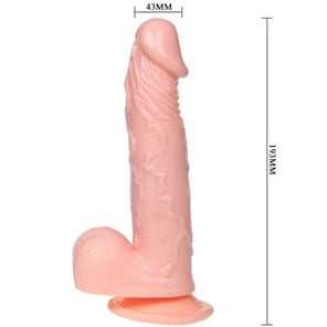 Dance - Realistic Inflatable Dildo With Suction Cup 15 CM