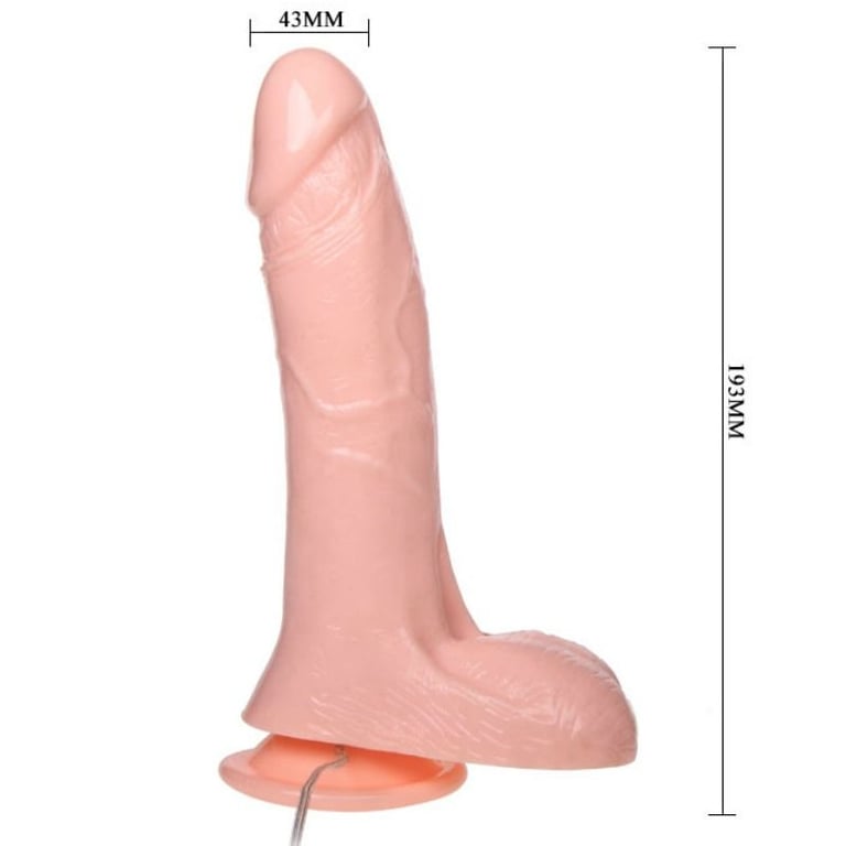 Inflatable Realistic Dildo With Suction Cup 15 CM