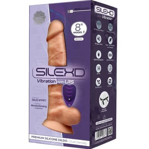 Vibrador Realista de Silicona Premium Silexpan 20 cm con Control Remoto Pene Realístico de Alta Calidad