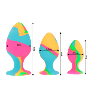 Multicolor Silicone Plug Set