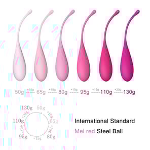Kegel Fit Entregador Suelo Pelvico 6 Pesos