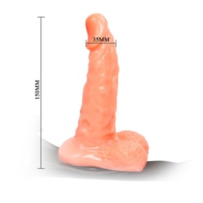 Arnés Con Pene Realístico Y Braguita Ajustable Ultra Passionate 15.5 CM