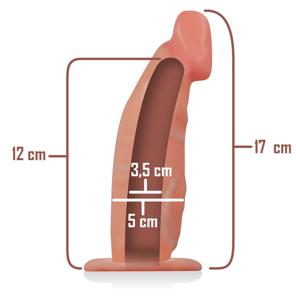 Arnés Hueco Con Dildo 18 X 3.5 CM