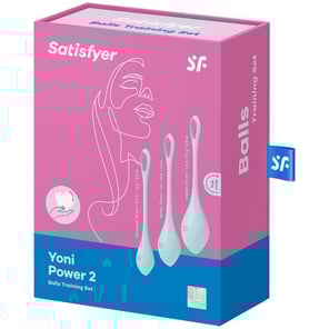 Satisfyer - Yoni Power 2 Kit De Entrenamiento Azul