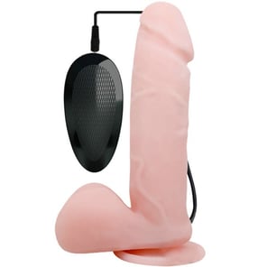 Realistic Dildo With Vibration And Rotation 20 CM