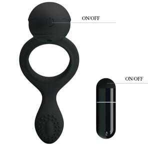 Ethel Vibrating Ring With Stimulator