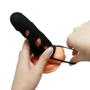 Silicone Cover With Vibration 14 CM 1.0