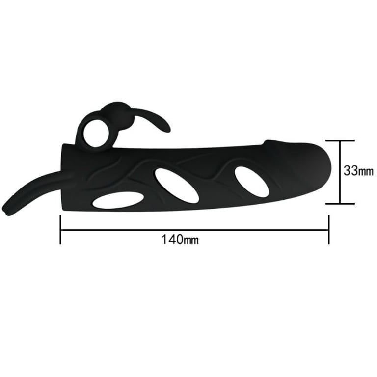 Silicone Cover With Vibration 14 CM 1.0