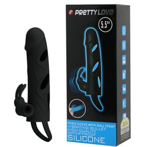 Silicone Cover With Vibration 14 CM 1.0