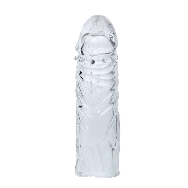 Lilac Cover For The Penis In Adaptable Silicone 13 CM