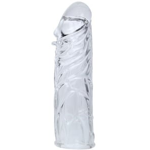 Lilac Cover For The Penis In Adaptable Silicone 13 CM