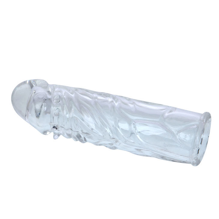 Lilac Cover For The Penis In Adaptable Silicone 13 CM
