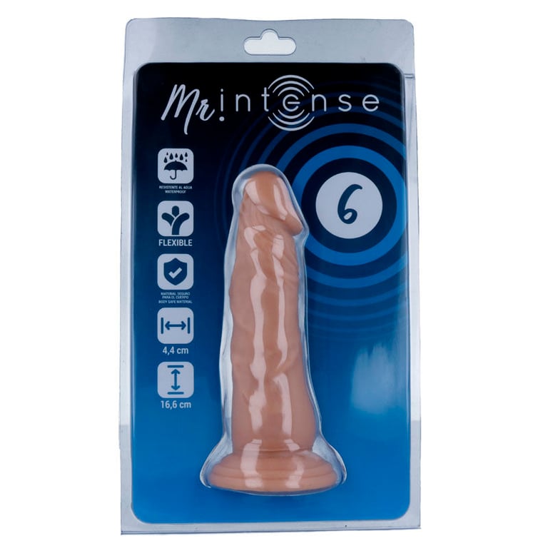 Mr 6 Pene Realístico 16.6 CM -o- 4.4 CM