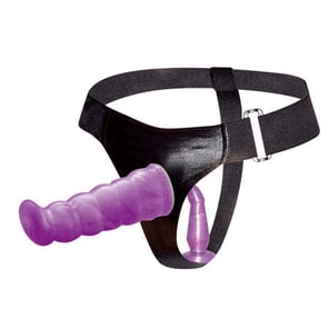 Lilac Female Anal And Vaginal Harness Gpoint 17 CM