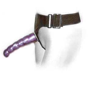 Lilac Female Anal And Vaginal Harness Gpoint 17 CM