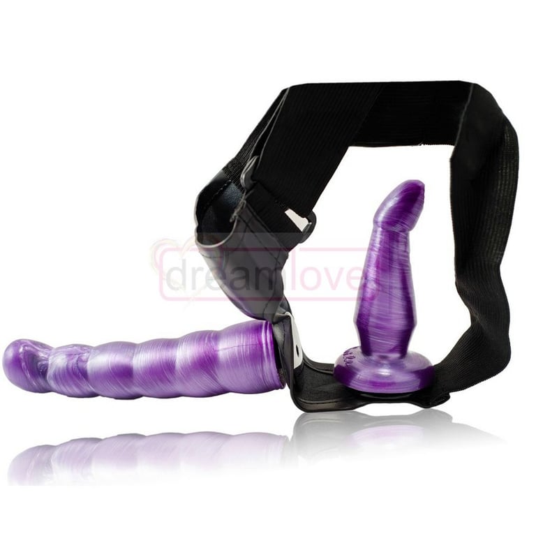 Lilac Female Anal And Vaginal Harness Gpoint 17 CM